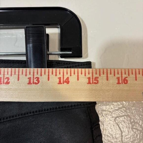 Eileen Fisher Jeans Womens 4 Black Skinny Stretch Denim Cotton Blend Made in USA - Picture 6 of 7